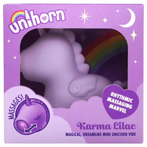 Unihorn Karma - δονητής κλειτορίδας επαναφορτιζόμενος - μοβ