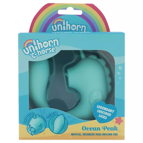 Unihorn C-Horse - δονητής σημείου G και κλειτορίδας (τιρκουάζ)