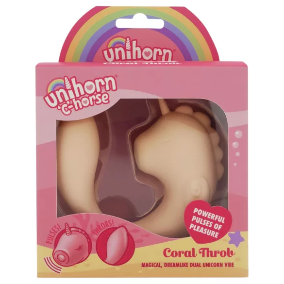 Unihorn C-Horse - δονητής σημείου G και κλειτορίδας (κοράλλι)