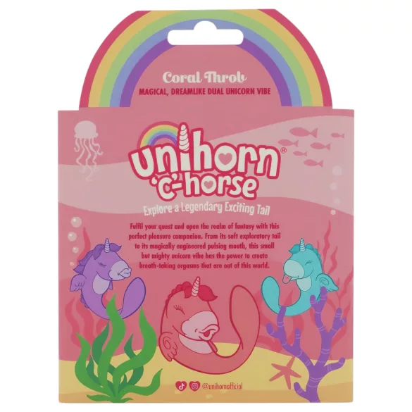 Unihorn C-Horse - δονητής σημείου G και κλειτορίδας (κοράλλι)