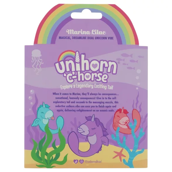 Unihorn C-Horse - δονητής σημείου G και κλειτορίδας (μωβ)