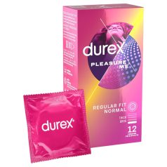   Durex Pleasure Me - ραβδωτό-σημειωτό προφυλακτικό (12τμχ)