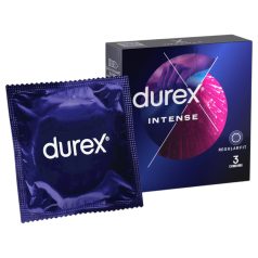   Durex Intense - προφυλακτικά με ραβδώσεις και κουκκίδες (3τμχ)