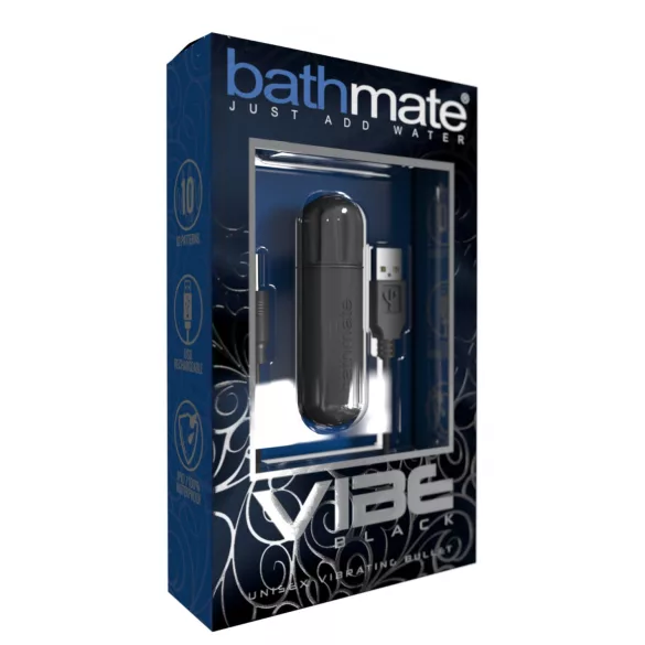 Bathmate Vibe - επαναφορτιζόμενο δονητικό αυγό (μαύρο)