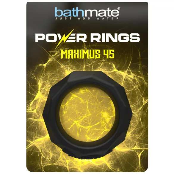 Bathmate Maximus 45 - δαχτυλίδι πέους σιλικόνης (μαύρο)