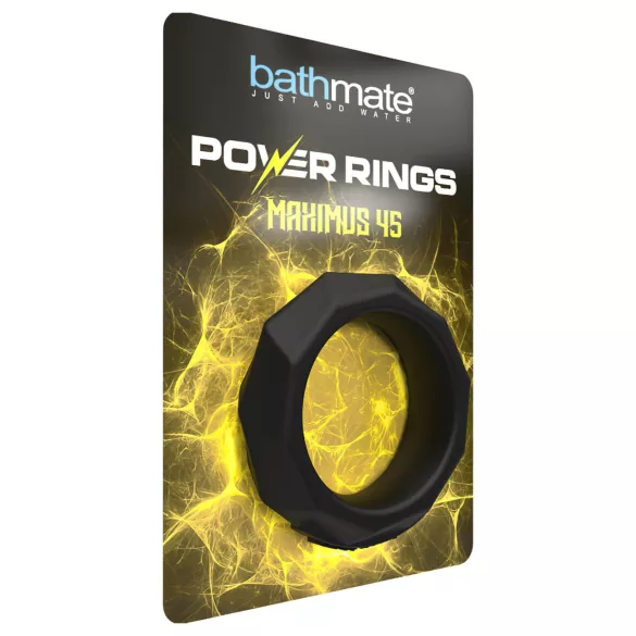 Bathmate Maximus 45 - δαχτυλίδι πέους σιλικόνης (μαύρο)
