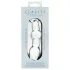 Clarity Utopian Mystique - ραβδωτό γυάλινο πρωκτικό δονητή (διάφανο)