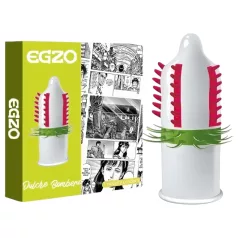   Egzo Dulche Bombero - προφυλακτικό με αιχμές - διεγερτικό - 1 τεμάχιο