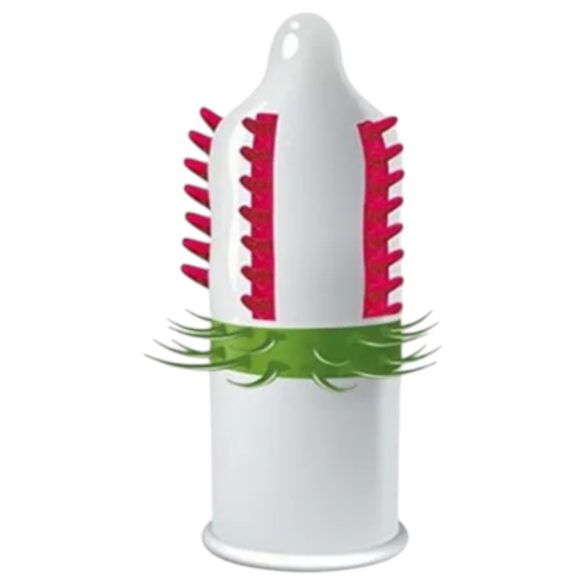 Egzo Dulche Bombero - προφυλακτικό με αιχμές - διεγερτικό - 1 τεμάχιο