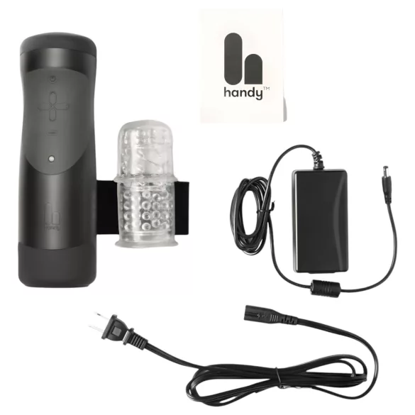 The Handy 1.1 - ανδρικός smart masturbator VR - επαναφορτιζόμενο μαύρο