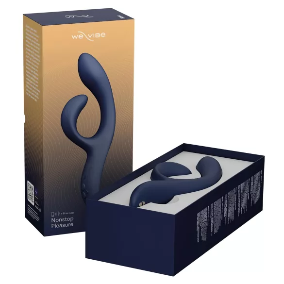 We-Vibe Nova 2 - δονητής rabbit επαναφορτιζόμενος με εφαρμογή - μπλε