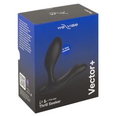   We-Vibe Vector+ - επαναφορτιζόμενος έξυπνος πρωκτικός δονητής (μαύρο)