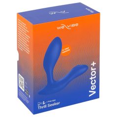   We-Vibe Vector+ - έξυπνος πρωκτικός δονητής επαναφορτιζόμενος (μπλε)