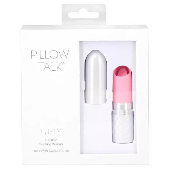 Pillow Talk Lusty - δονητής γλώσσας επαναφορτιζόμενος - ροζ