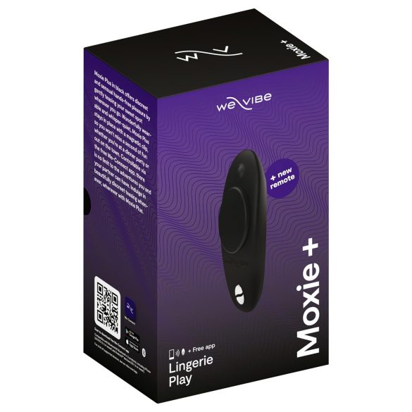 We-Vibe Moxie+ - ασύρματο, έξυπνο δονητής κλειτορίδας (μαύρο)
