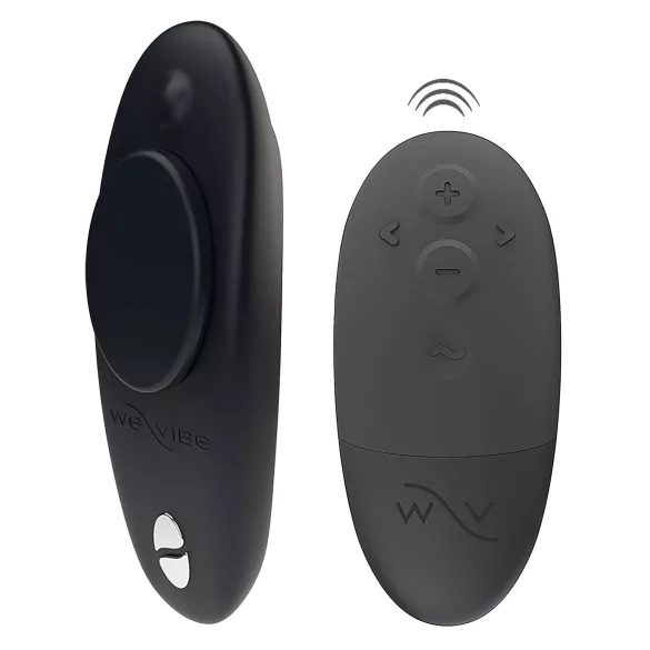 We-Vibe Moxie+ - φορητός δονητής κλειτορίδας με εφαρμογή και τηλεχειριστήριο (μαύρος)