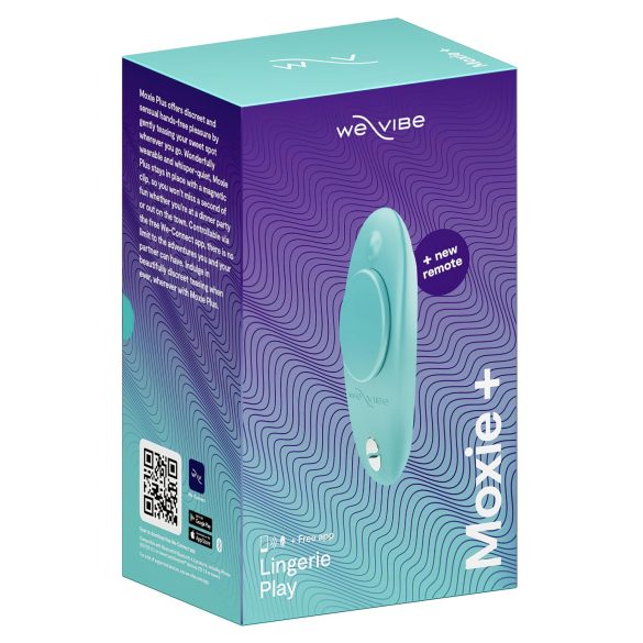 We-Vibe Moxie+ - έξυπνος δονητής κλειτορίδας με τηλεχειρισμό (τιρκουάζ)