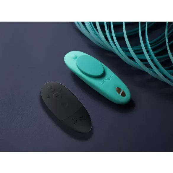 We-Vibe Moxie+ - φορητός δονητής κλειτορίδας με εφαρμογή και τηλεχειρισμό (τιρκουάζ)