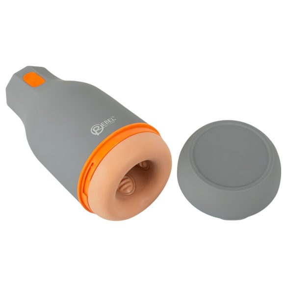 Rebel - αδιάβροχος σφιγκτήρας αυνανισμού (φυσικό-γκρι)