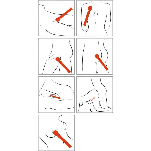 Fun Factory VIM - δονητής μασάζ - αδιάβροχος σιλικόνη - πορτοκαλί