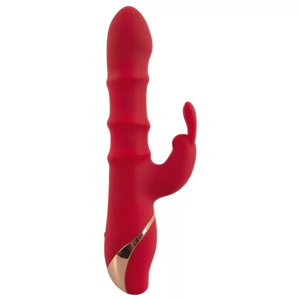 You2Toys Rabbit - δονητής με κινούμενο δαχτυλίδι (κόκκινο)