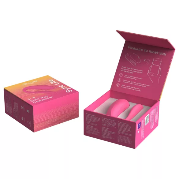 We-Vibe Sync Lite - ζευγαρωμένος δονητής με τηλεχειριστήριο - ροζ