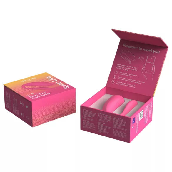 We-Vibe Sync Lite - ζευγαρωμένος δονητής με τηλεχειριστήριο - ροζ