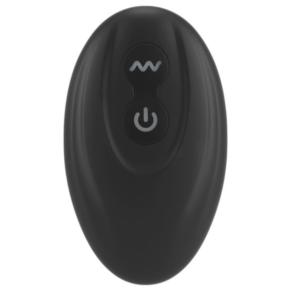 Rebel - δονητής προστάτη με δαχτυλίδι πέους και όρχεων - μαύρος