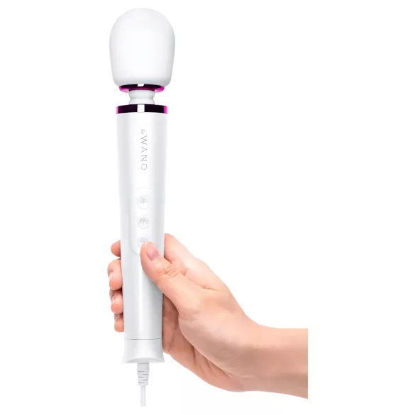 Le Wand Petite Plug-In - δονητής μασάζ δικτύου - λευκό