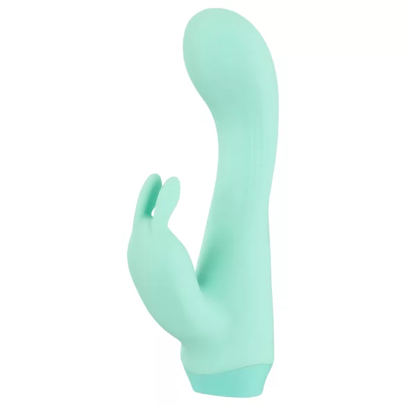 Cuties Mini 4 - επαναφορτιζόμενος αδιάβροχος δονητής λαγουδάκι (πράσινο)
