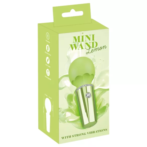 You2Toys Mini Wand - μικρή δονητική πράσινη ράβδος μασάζ