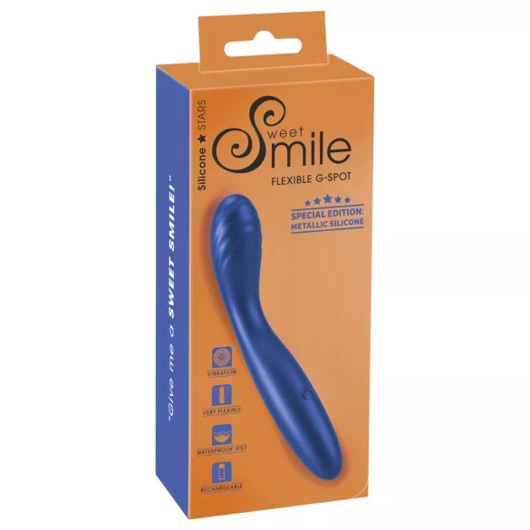 Smile - δονητής G-σημείου εύκαμπτος - μπλε
