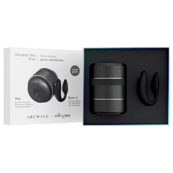 Arcwave Voy και We-Vibe Sync 2 - Σετ Double the Fun (μαύρο)