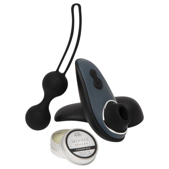 Womanizer Desire Blooms - σετ ερωτικών παιχνιδιών - 3τμχ (μαύρο)