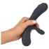 You2Toys - Oh! Rabbit δονητής με κλειτοριδικό βραχίονα (μαύρο)