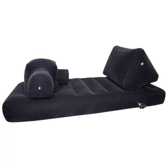 You2Toys Velvet Luxury - σεξ μηχανή με ενσωματωμένο κρεβάτι - μαύρο