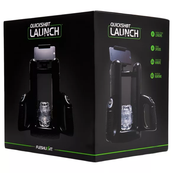 Fleshlight - ανδρικός αυνανιστής adapter - Quickshot Launch - μαύρο