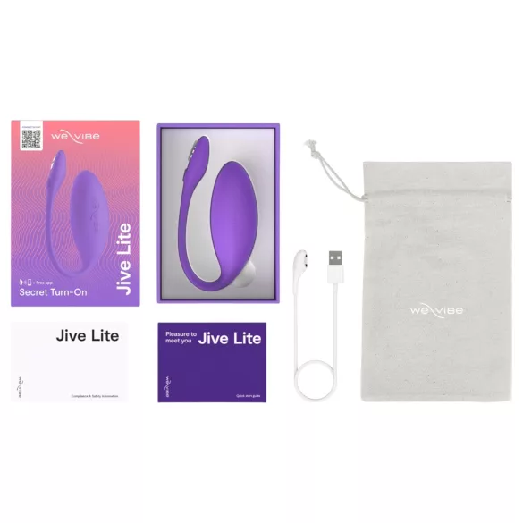We-Vibe Jive Lite - δονητής αυγό με app - επαναφορτιζόμενο - μωβ