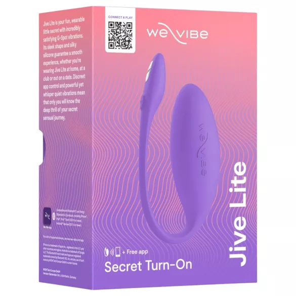 We-Vibe Jive Lite - δονητής αυγό με app - επαναφορτιζόμενο - μωβ