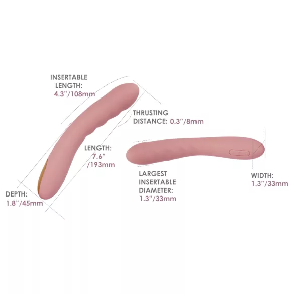 Svakom Ava Neo - δονητής thrusting με app - ροζ