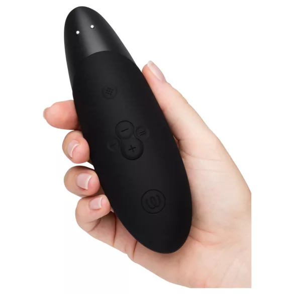 Womanizer Enhance 2in1 διεγέρτης κλειτορίδας με κύματα αέρα + δονητής (μαύρο)