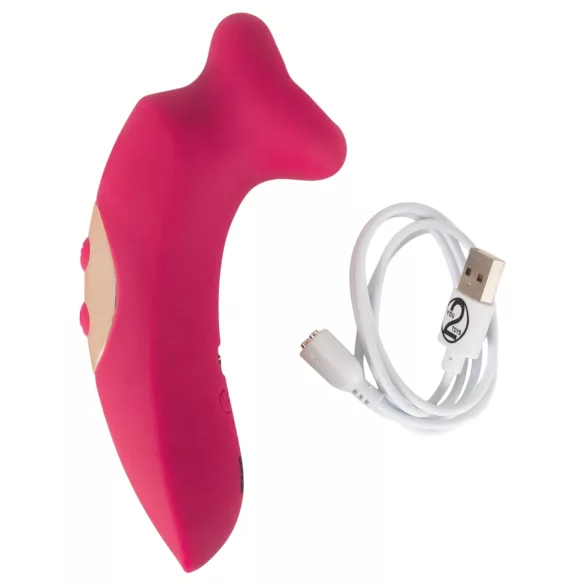 You2Toys Oral Fun - απορροφητικός και γλωσσικός διεγέρτης κλειτορίδας (ροζ)