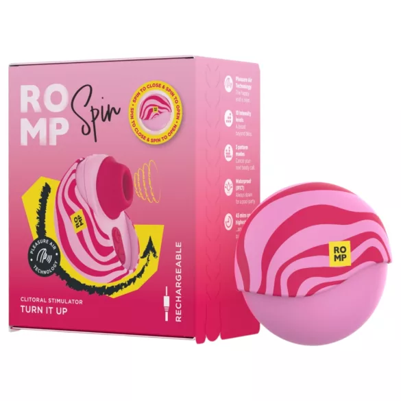 ROMP Spin - διεγέρτης κλειτορίδας με αέρα (ροζ)