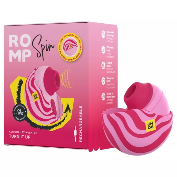 ROMP Spin - διεγέρτης κλειτορίδας με αέρα (ροζ)