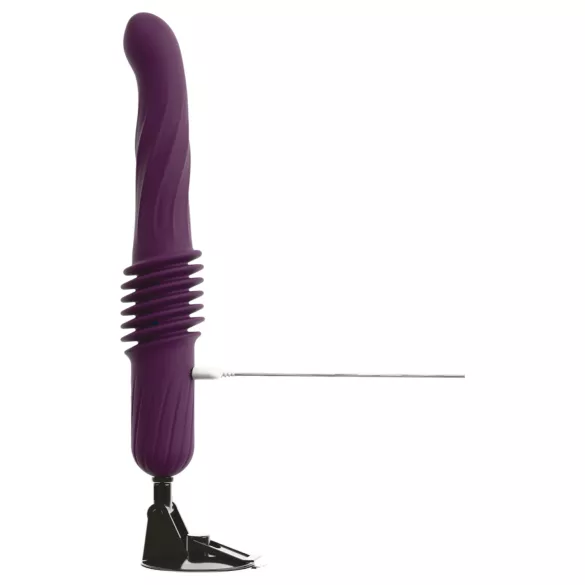 You2Toys - δονητής ώθησης με θέρμανση και τηλεχειριστήριο (μωβ)