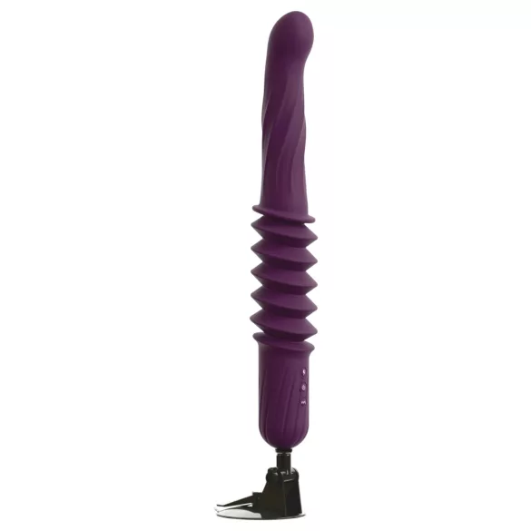 You2Toys - δονητής ώθησης με θέρμανση και τηλεχειριστήριο (μωβ)