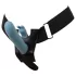 You2Toys - 3 τεμαχίων strap-on δονητής κουνελάκι με τηλεχειριστήριο (μπλε)