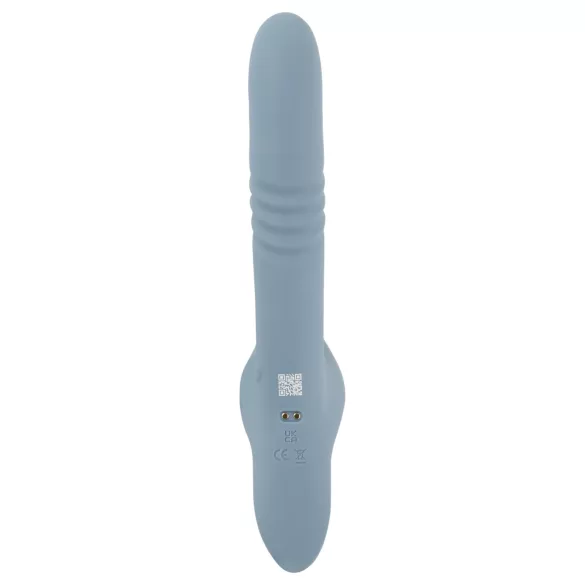 You2Toys - 3 τεμαχίων strap-on δονητής κουνελάκι με τηλεχειριστήριο (μπλε)