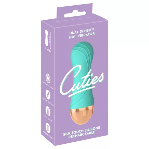 Cuties - επαναφορτιζόμενος, αδιάβροχος μίνι δονητής (πράσινος)