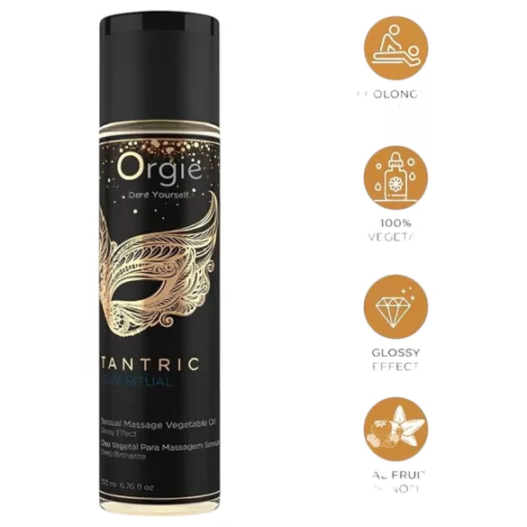 Orgie - λάδι αισθησιακού μασάζ - tantra - 200ml